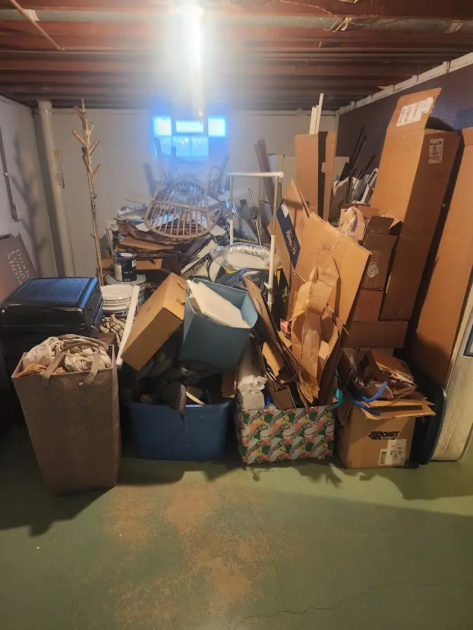 Roll-off dumpster container at job site for Roll Off Dumpster Rental in Fultondale